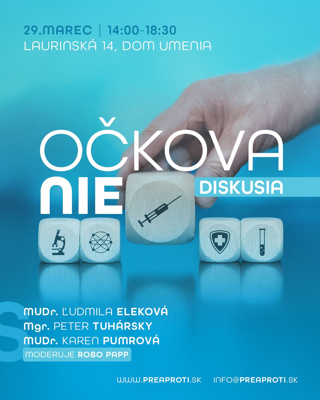 Pre a Proti – Očkovanie diskusia plágat s hosťami MUDr. Eleková, MUDr. Pumrová a Peter Tuhársky